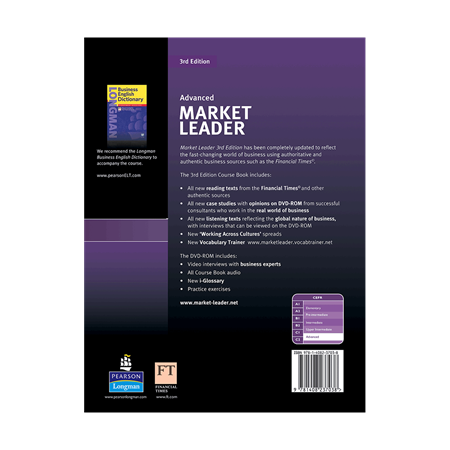 Market Leader 3rd Edition Advanced Course Book     BackCover